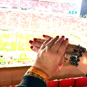 TENNESSEE VOLS Gold Bangle Bracelets Cuff Bracelets