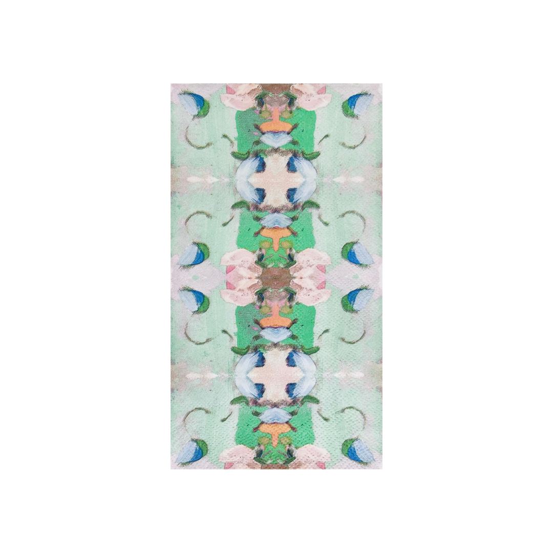 Laura Park | Monet's Garden Green Guest Towels