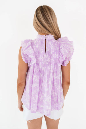 J Marie | The Vivian Pleated Top