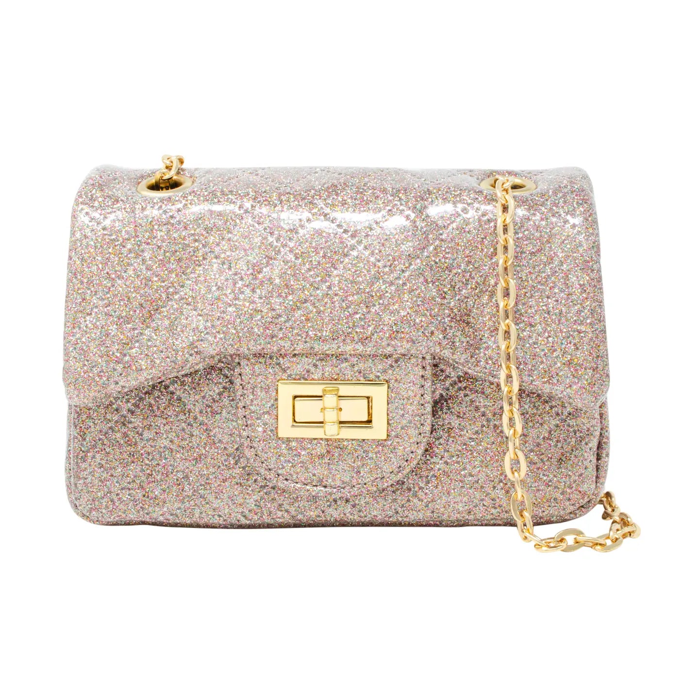 Classic Quilted Sparkle Mini Bag