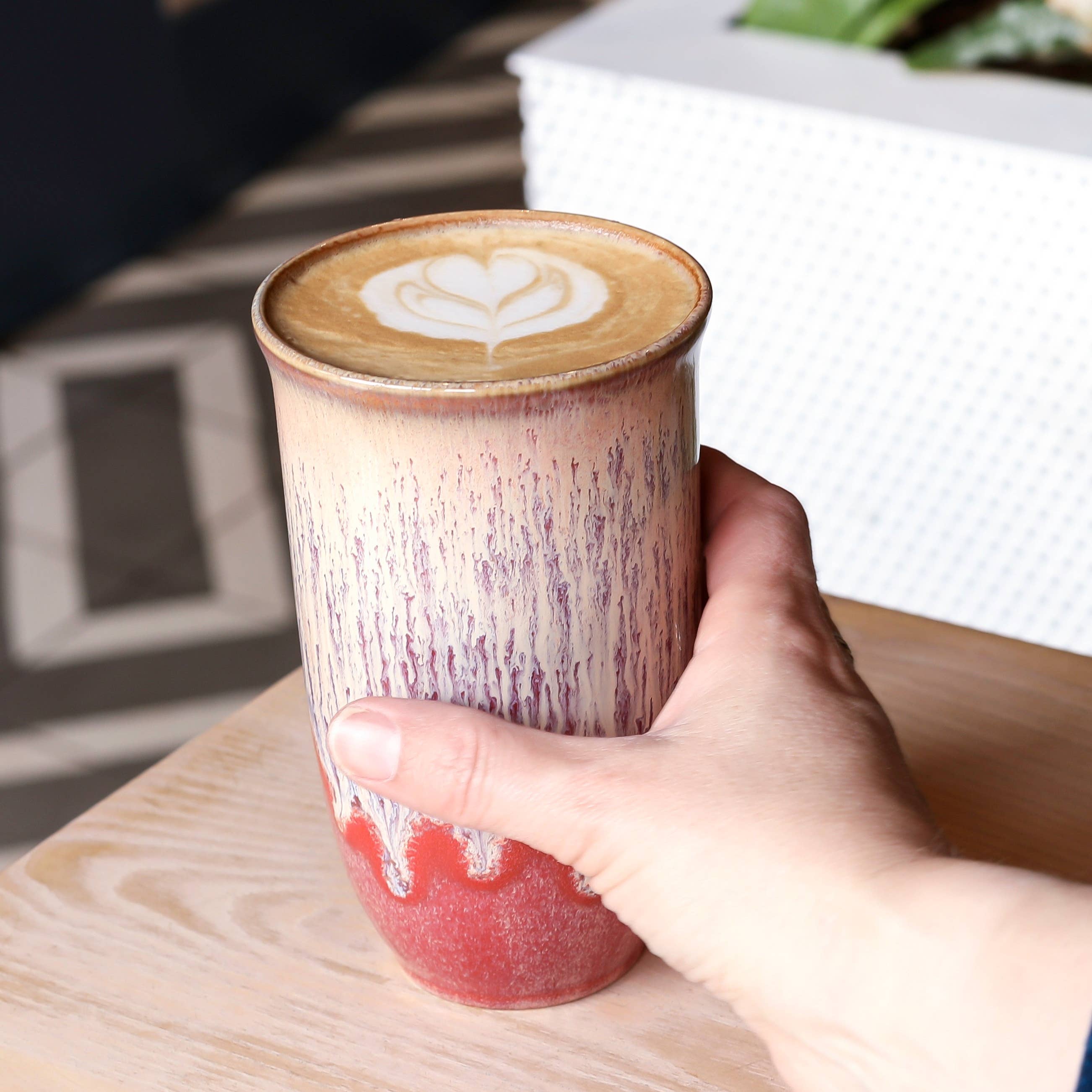 Jupiter Ceramic Travel Cup – 16oz with Lid & Sleeve