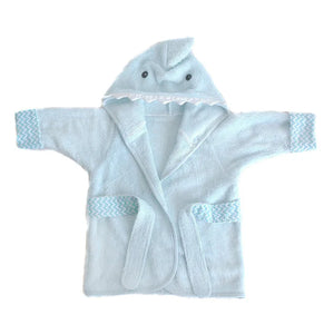 Mon Ami | Shark Bamboo Blue Terry Robe