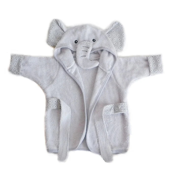 Mon Ami | Elephant Bamboo Grey Terry Robe