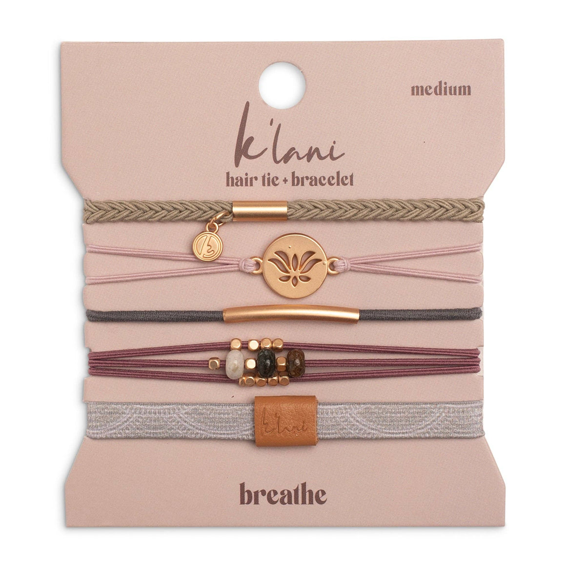 Breathe  Hair Tie Bracelets