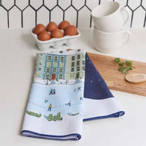 ROCKPAPERFLOWER | Holiday Tea Towel