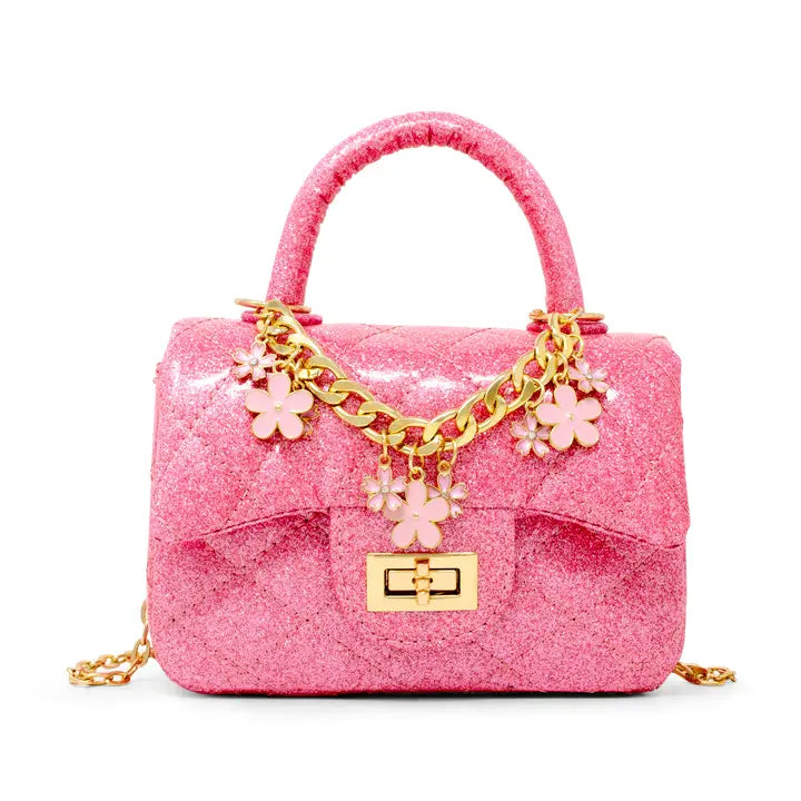Classic Sparkle Top Handle Handbag
