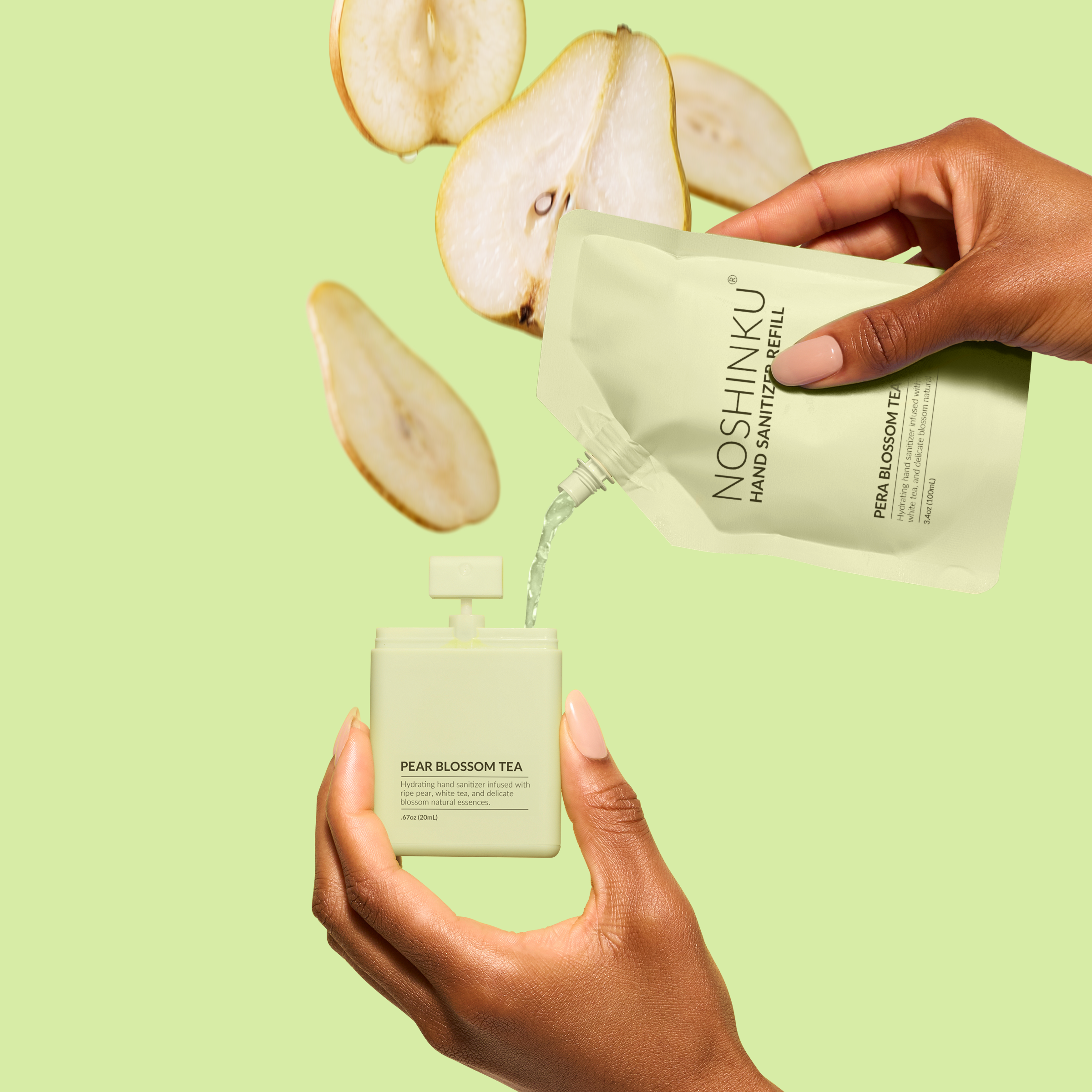 Pear Blossom Tea Hydrating Pocket Hand Sanitizer