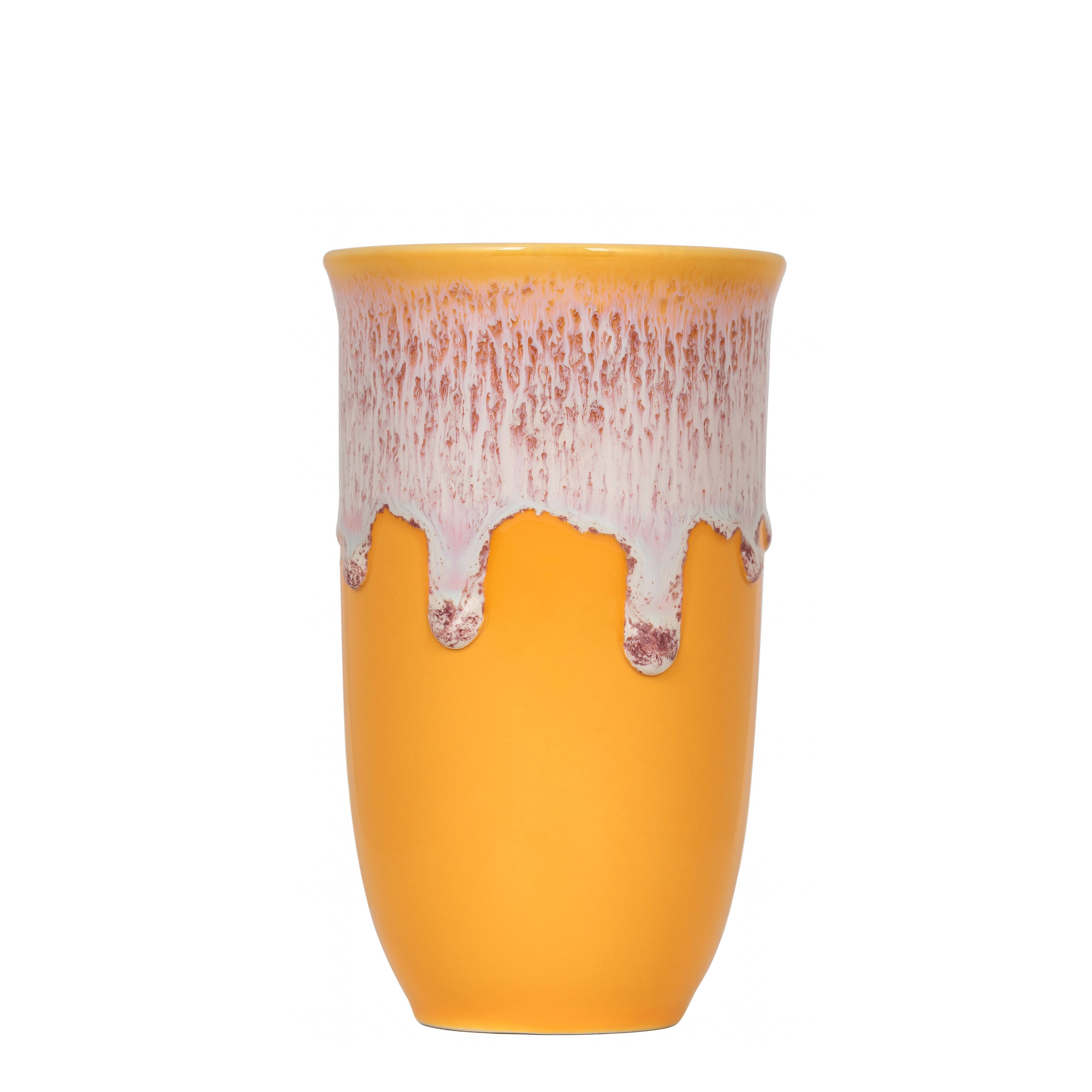 Grapefruit Ceramic Travel Mug – 16oz with Lid & Sleeve