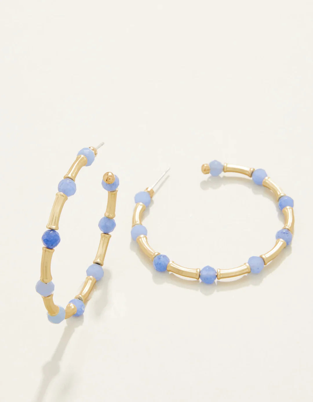 Spartina | Calm Waters Hoop Earrings Blue Aventurine