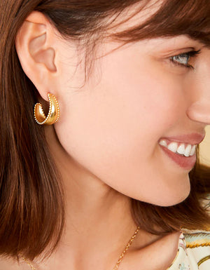 Spartina 449 | Milly Hoop Earrings Gold