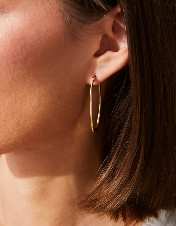 Spartina 449 | Fiddler's Cove Gold Hoop Earrings