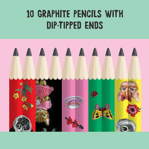 Fancy Fauna: Graphite Pencil Set