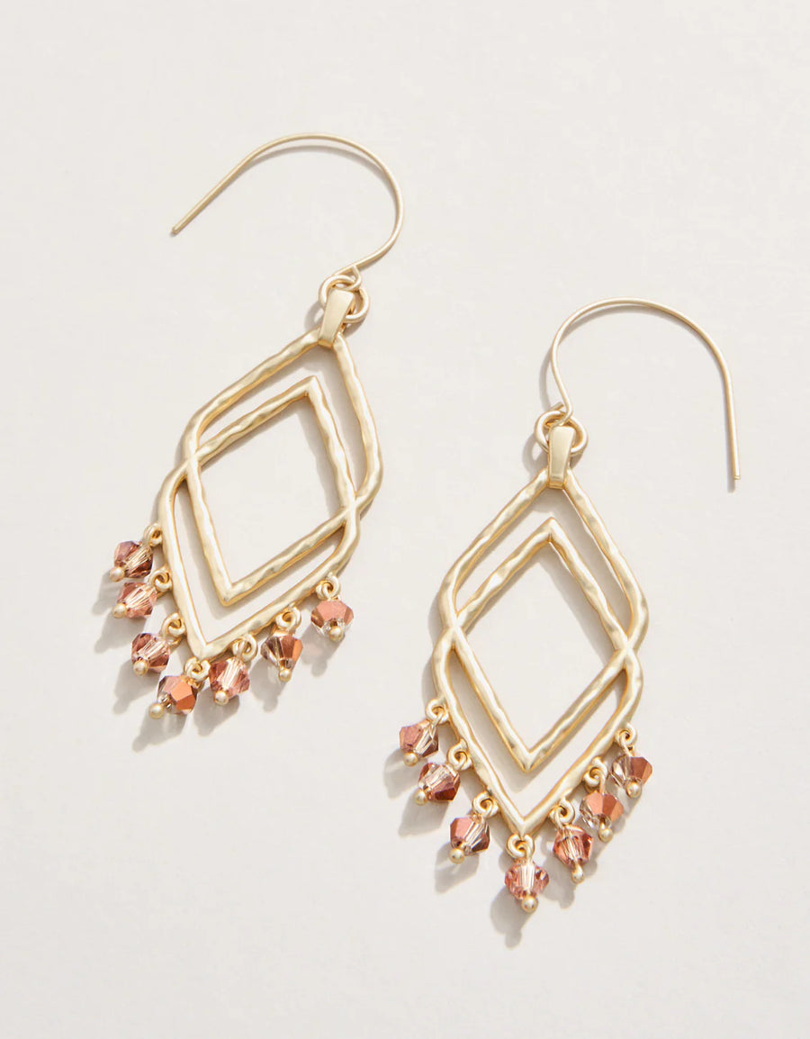 Spartina 449 | Beaded Deco Drama Earrings Bronze