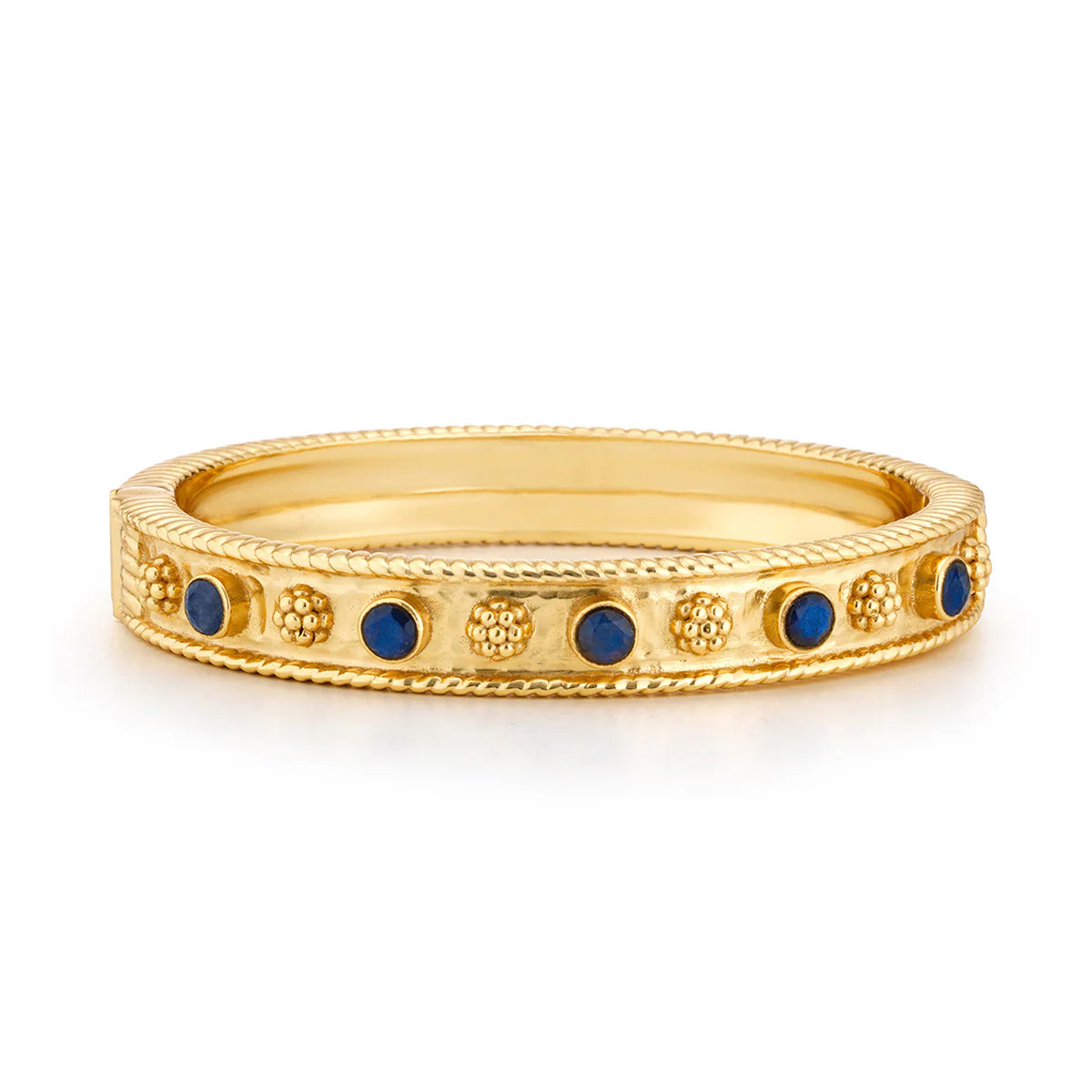 Capucine De Wulf | Berry Gem Classic Hinged Bangle Blue Labradorite