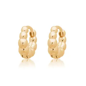 Plain Huggie Hoop Earrings