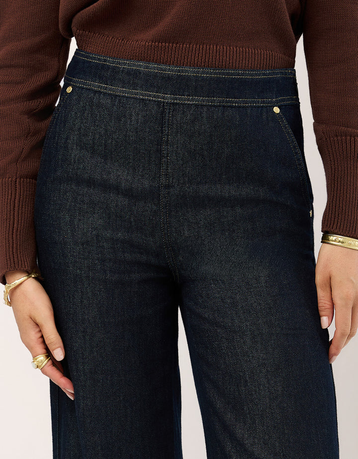 Cadence Denim Trouser - Midnight Marina
