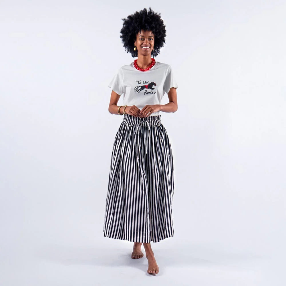 Keaton Stripe Skirt - One Size