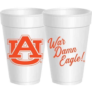 Auburn Foam Cups