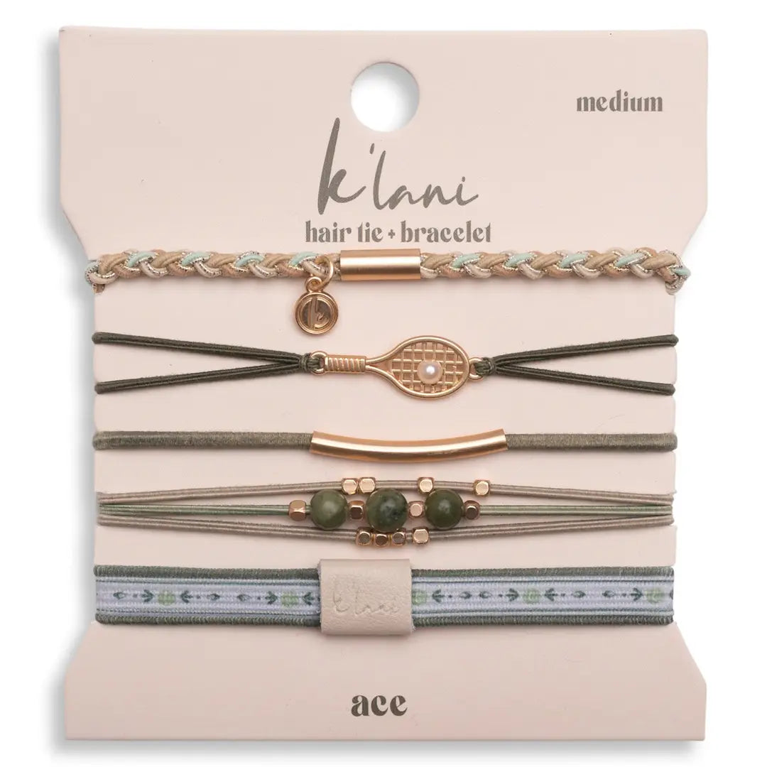 Ace Hair Tie Bracelet