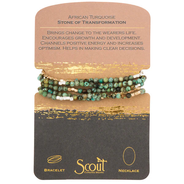 Scout Curated Wears Stone Wrap Bracelet/Necklace