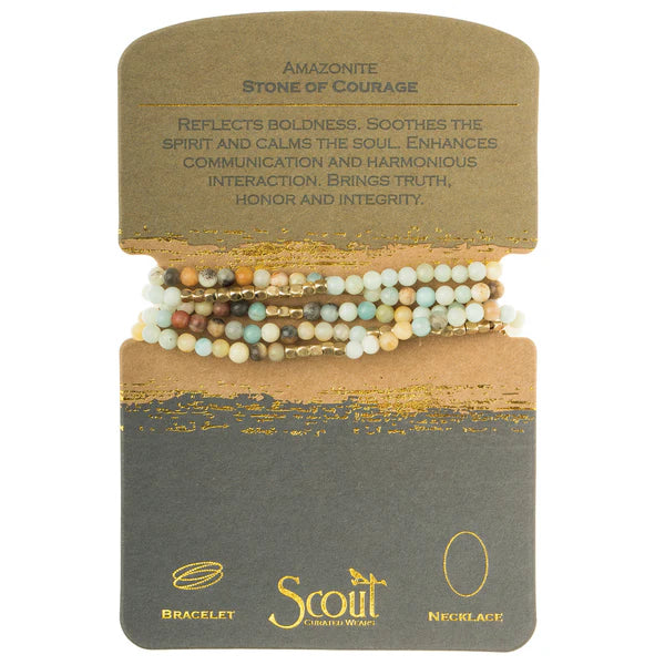 Scout Curated Wears Stone Wrap Bracelet/Necklace