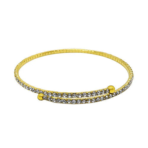 Maya J | Single Fine Crystal Flexi Bracelet