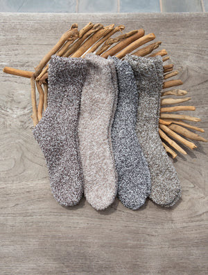 Barefoot Dreams | CozyChic® Men's Heathered Socks