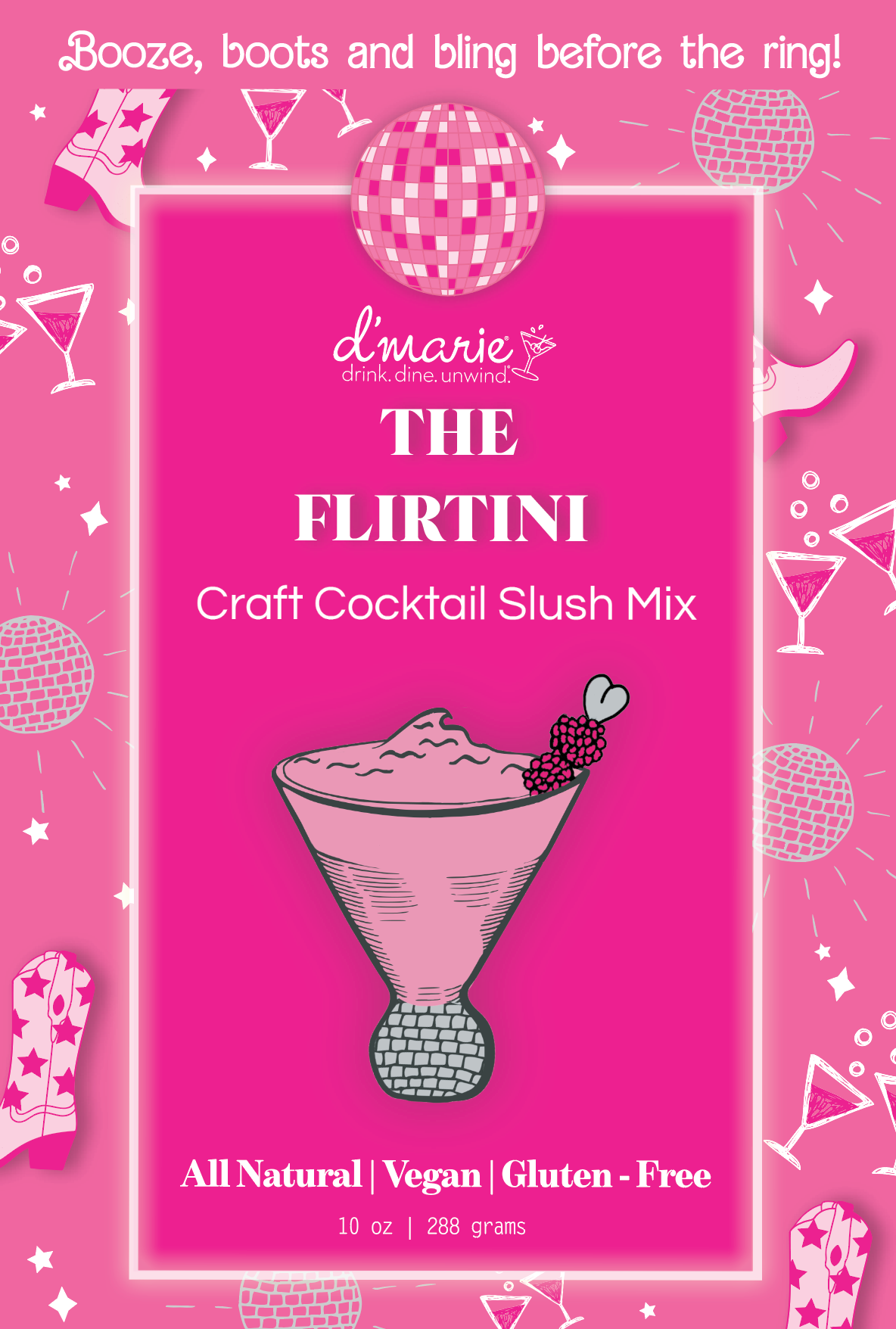 Flirtini Ready to Freeze Drink Pouch