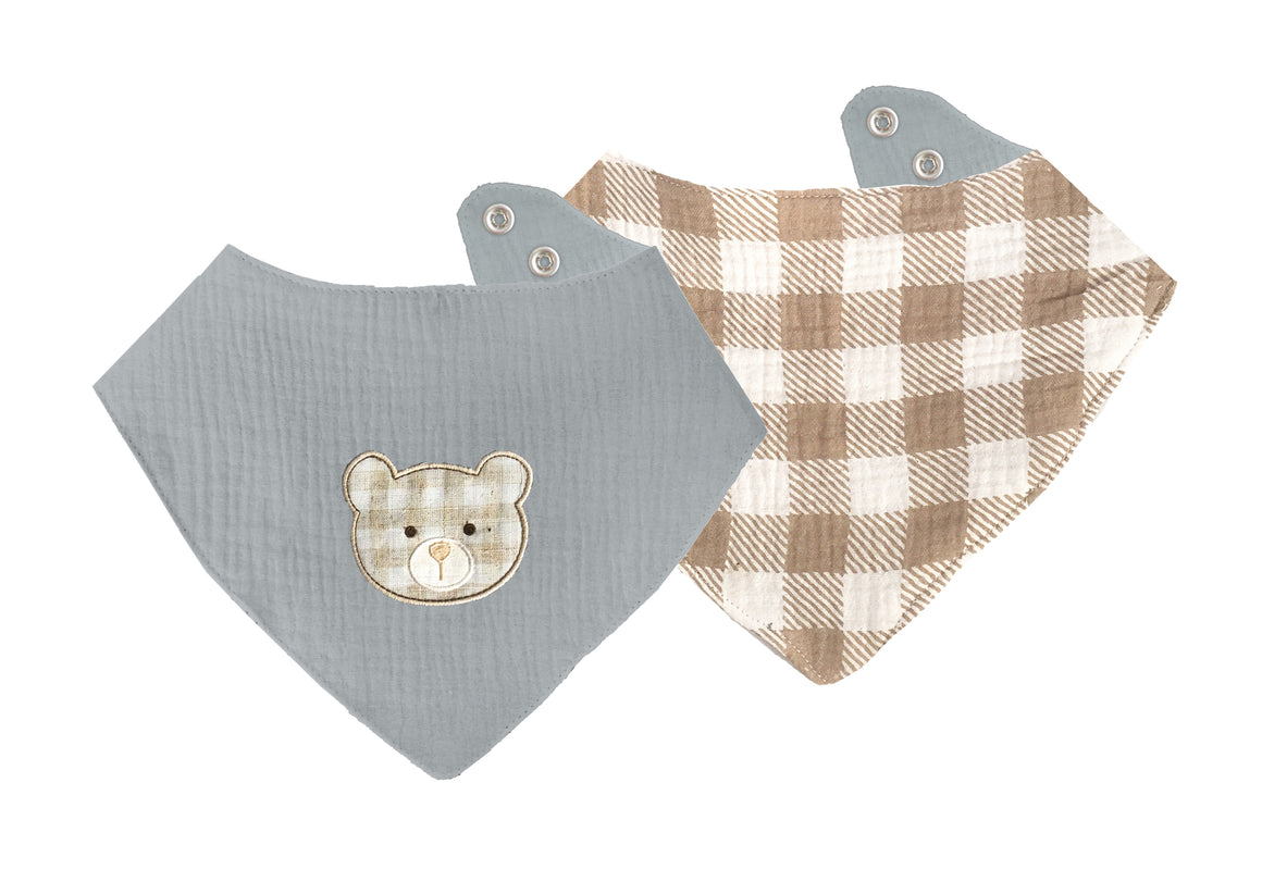 Mon Ami | Bear Bandana 2 pc Set