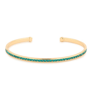 Maya J | Birthstone Cuff - Gold