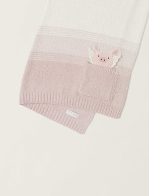 Barefoot Dreams | CozyChic Flying Pig Stroller Blanket