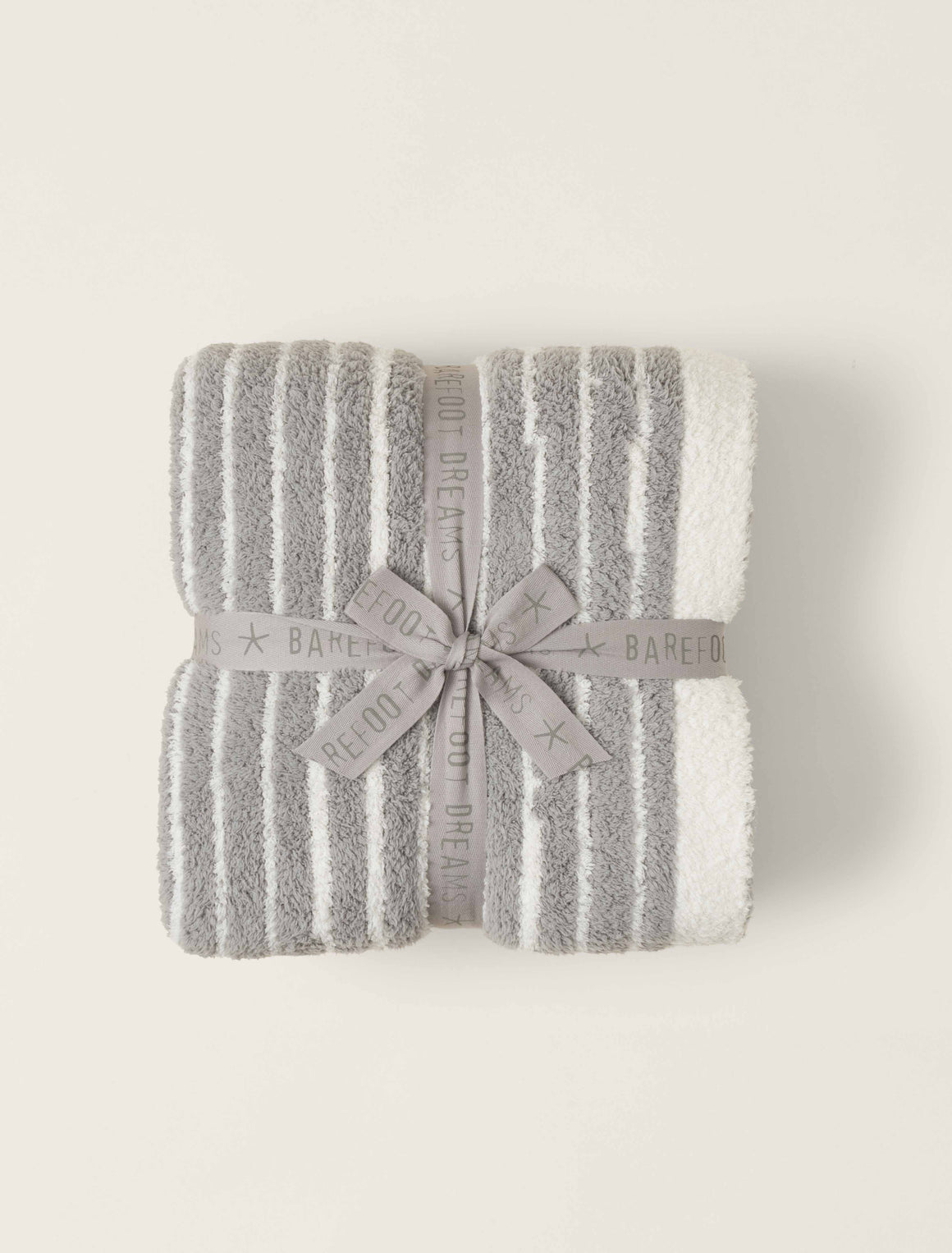 Barefoot Dreams | CozyChic Asscher Throw - Cream Pewter