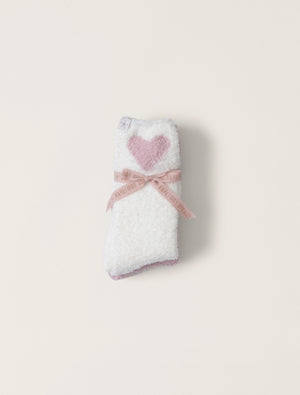 Barefoot Dreams | Cozychic® Heart Print Sock Set