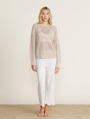 Barefoot Dreams | Sunbleached Open Stitch Pullover