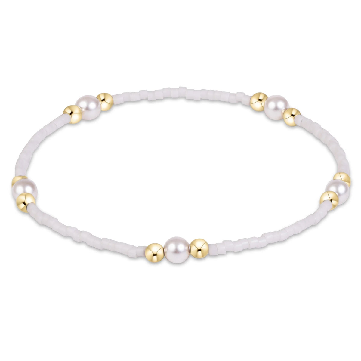 Gameday Hope Purpose Pearl & White