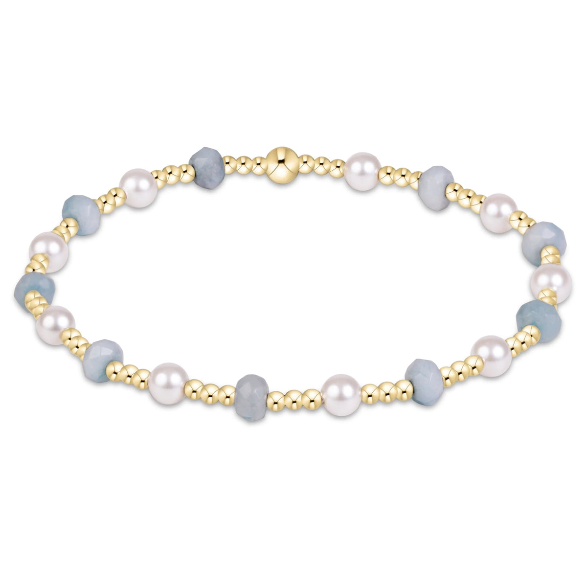 Sincerity Gemstone and Pearl 4mm Bracelet