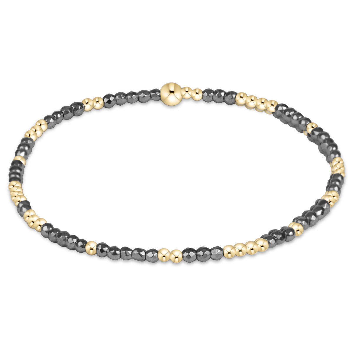 Hope Unwritten Faceted Hematite 2mm Bracelet