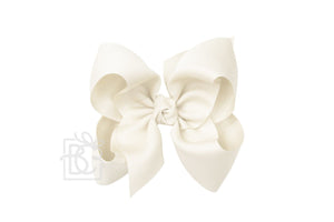 Signature Grosgrain Double Knot Bow on Clip - 5.5" XL