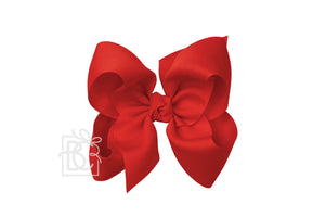 Signature Grosgrain Double Knot Bow on Clip - 5.5" XL