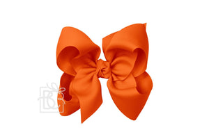 Signature Grosgrain Double Knot Bow on Clip - 5.5" XL