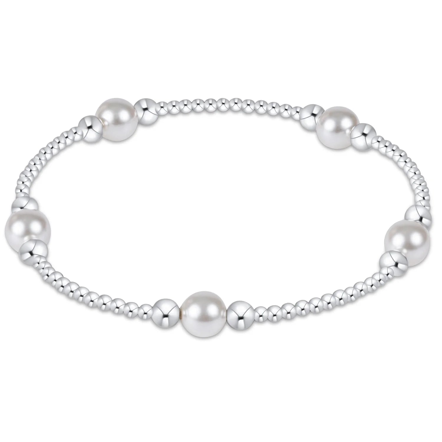 Purpose Pearl 6mm Bead Bracelet - Sterling