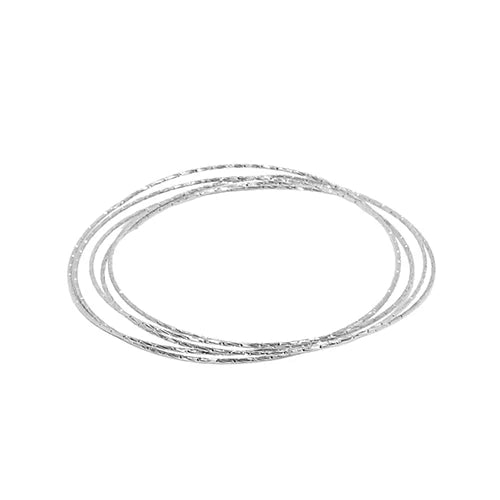 MayaJ | Ultra Thin Interlocking Bangle Bracelet