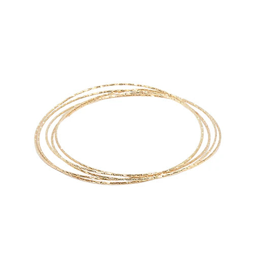 MayaJ | Ultra Thin Interlocking Bangle Bracelet