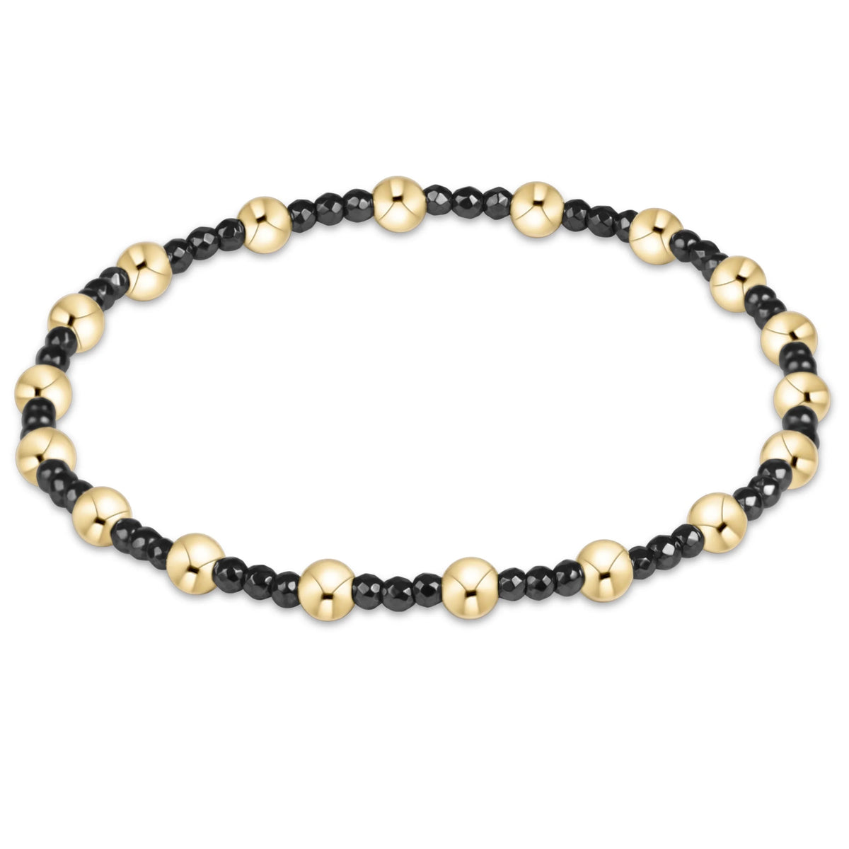 Sincerity Faceted Hematite 2mm Bracelet