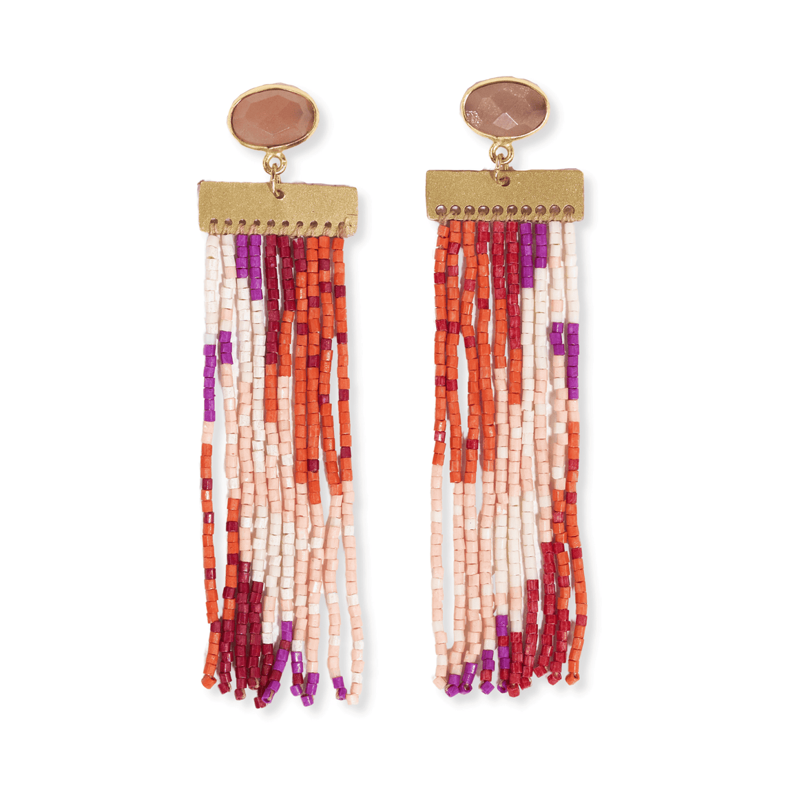 INK + ALLOY | Lilah Beaded & Semi Precious Stone Earrings