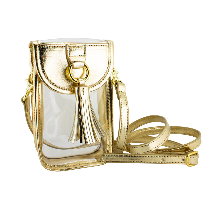 Clear Cell Phone Crossbody Bag