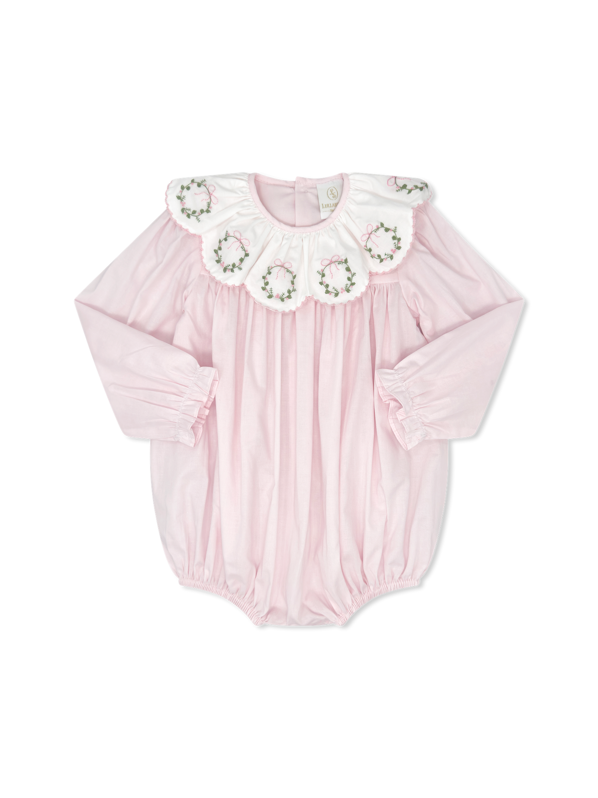 Chloe Bubble - Blessings Pink Batiste Wreaths