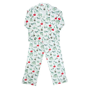 Heyward House | Women's Pajama Set Christmas Safari