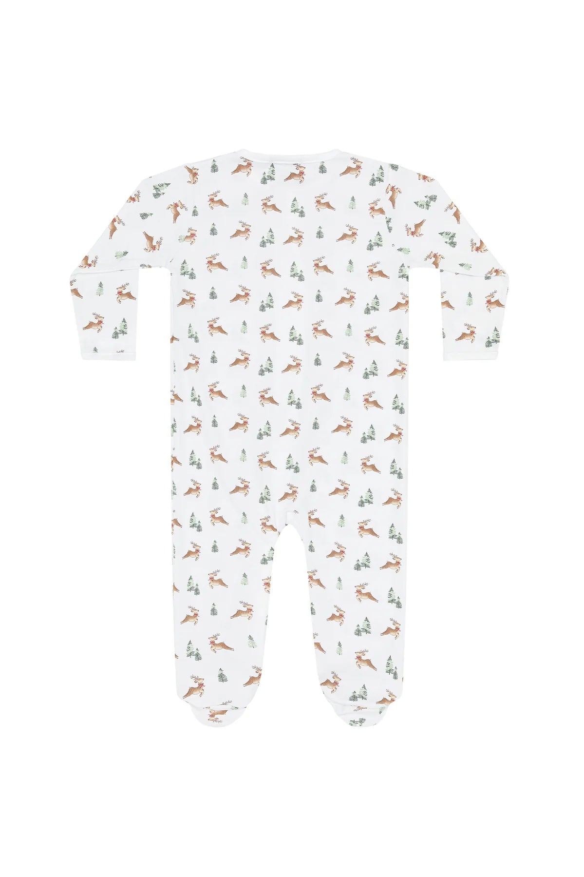 Christmas Reindeer Zipper Footie