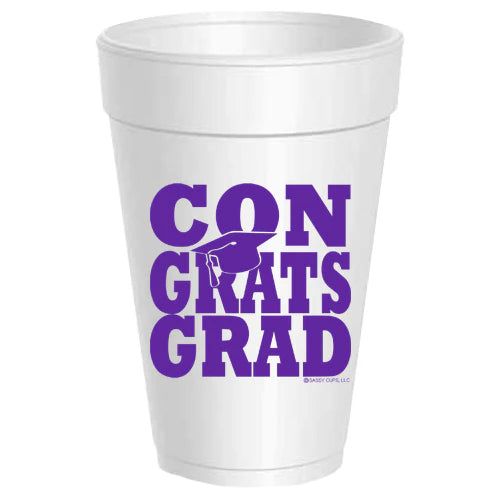 Graduation Novelty Styrofoam Cups